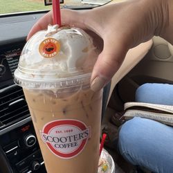 Scooter’s Coffee - Pumpkin Iced Chai Latte