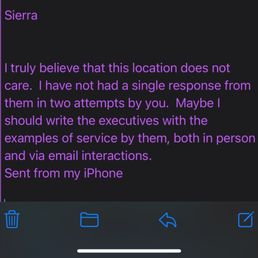 Poor customer servixe Poor customer servixe