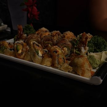Sumo Sushi & Hibachi - Highway 18 Roll (Fried), Sunset Roll, Volcano Roll - Sushi Bars Near Me - Midland, Texas