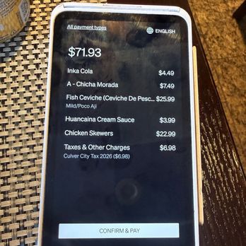 El Huarique Peruvian Kitchen - Prices. - Peruvian Near Me - Culver City, California El Huarique Peruvian Kitchen - Prices. - Peruvian Near Me - Culver City, California