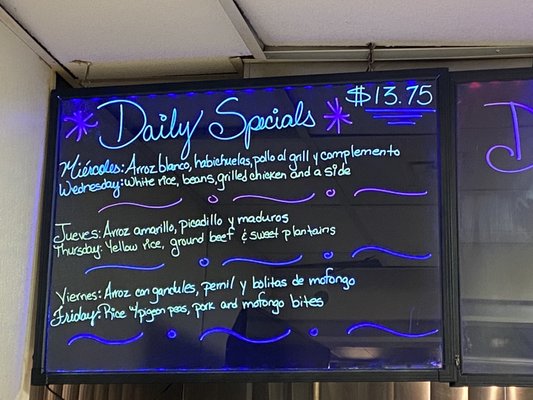 Menu photo 1 Delicias Boricuas Roanoke, VA