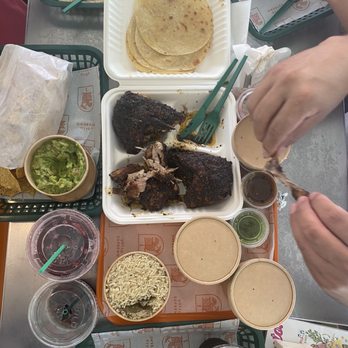 Pollo Primo - The homemade flour tortillas hold everything you put on them. The Jamaica drink is tart and sweet. - Latin American Near Me - Atlanta, Georgia
