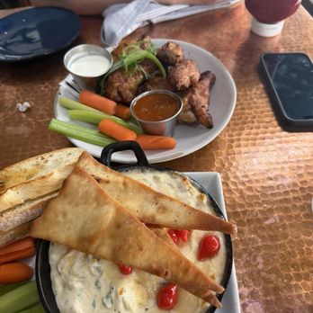 West Saloon & Kitchen - Spinach dip, and wings - American Near Me - Denver, Colorado West Saloon & Kitchen - Spinach dip, and wings - American Near Me - Denver, Colorado