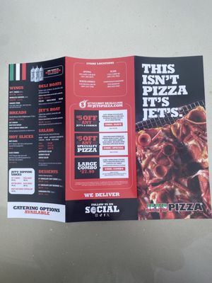 Menu photo 1 Jet's Pizza Ocoee, FL