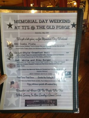 Menu photo 5 TJ'S At The Old Forge Bandera, TX Menu photo 5 TJ'S At The Old Forge Bandera, TX