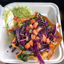 Chicken Taco Salad add spinach & red cabbage Chicken Taco Salad add spinach & red cabbage