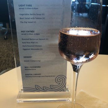 The Centurion Lounge - Menu and sparkling rose - Airport Lounges Near Me - Philadelphia, Pennsylvania The Centurion Lounge - Menu and sparkling rose - Airport Lounges Near Me - Philadelphia, Pennsylvania