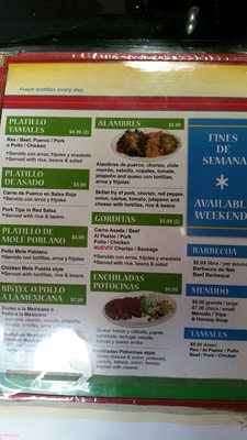 Menu photo 6 Tortilleria Matehula Corsicana, TX Menu photo 6 Tortilleria Matehula Corsicana, TX