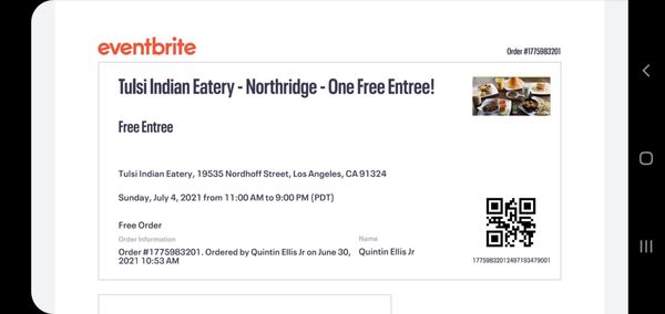 Tulsi Indian Eatery (Northridge) by null