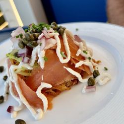 The LakeHouse - Potato pancake with Salmon