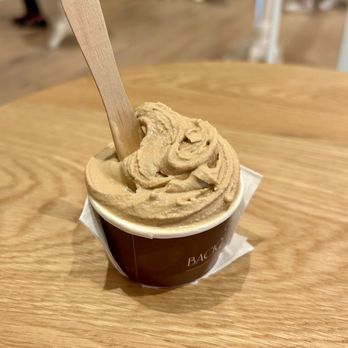 Bacio di Latte - Coffee flavor- small. - Gelato Near Me - Thousand Oaks, California Bacio di Latte - Coffee flavor- small. - Gelato Near Me - Thousand Oaks, California