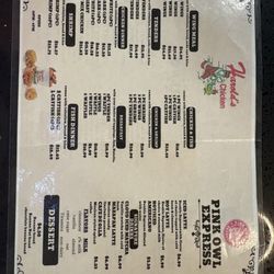 Berwyn Harold's Chicken & Bar - Menu