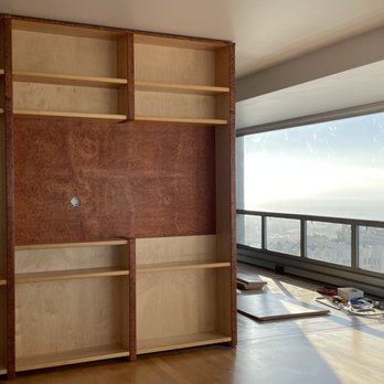 Whiting Art Design Woodworking - Refacing of existing modular shelving unit. - Cabinetry Near Me Whiting Art Design Woodworking - Refacing of existing modular shelving unit. - Cabinetry Near Me