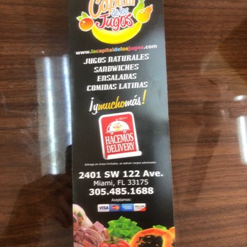 La Capital De Los Jugos - Latin American Near Me - Miami, Florida