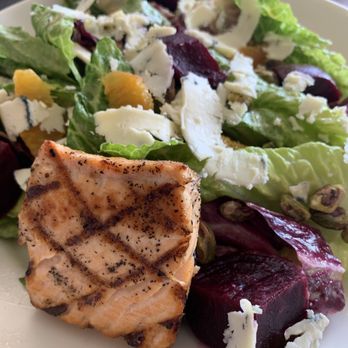 Verde - Roasted Beet Salad + Salmon - New American Near Me - Miami, Florida Verde - Roasted Beet Salad + Salmon - New American Near Me - Miami, Florida