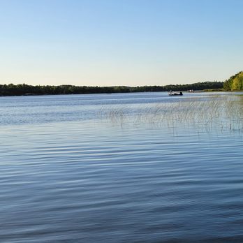 Long Lake Recreation Area - Long Lake, fishing from the pier, even nicer if you've got a boat - Recreation Centers Near Me - Cascade, Wisconsin