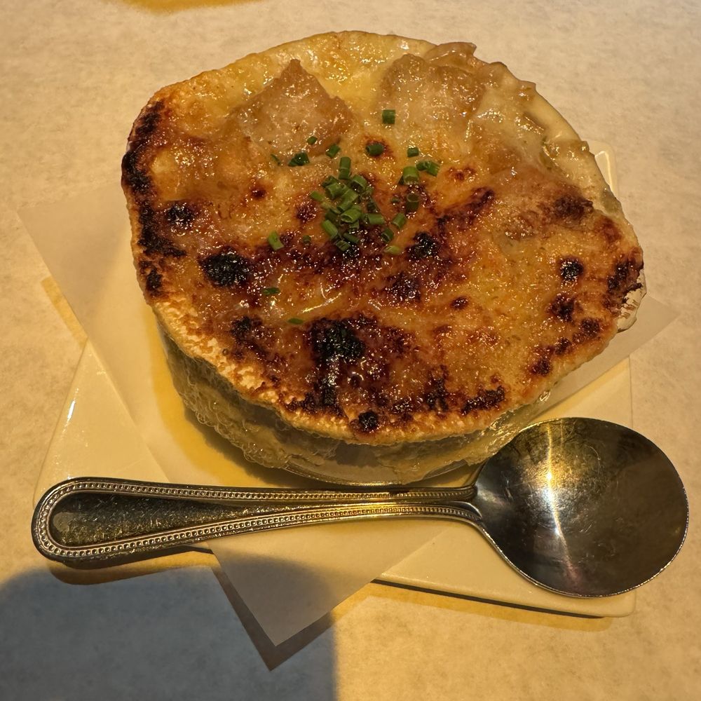 The Hearthstone Bistro - French Onion Gratinee - New American Near Me - Muskegon, Michigan The Hearthstone Bistro - French Onion Gratinee - New American Near Me - Muskegon, Michigan