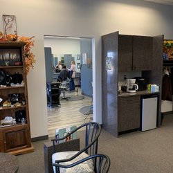 Birch Lake Salon - View from reception/waiting area