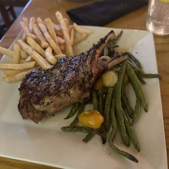 BlackFly - Grilled 14 oz. Bone-In Pork Chop - Seafood Near Me - St. Augustine, Florida