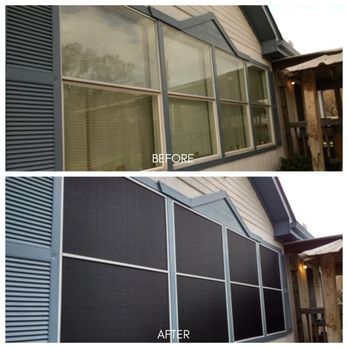 Barton Glass - See how Solar Screens can dramatically change the look of this home - Windows Installation Near Me Barton Glass - See how Solar Screens can dramatically change the look of this home - Windows Installation Near Me