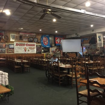 Snyder Farms Restaurant - More of the interior, plenty of table room, a small movie screen in the back. - New American Near Me - Sophia, North Carolina
