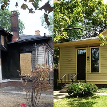 Van Rooy Restoration - A before and after remodel of a home with fire damage - General Contractors Near Me - Indianapolis, Indiana Van Rooy Restoration - A before and after remodel of a home with fire damage - General Contractors Near Me - Indianapolis, Indiana