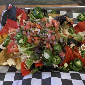 Pinz - Hadley - PINZ Nachos with Chicken - Bowling Near Me - Hadley, Massachusetts Pinz - Hadley - PINZ Nachos with Chicken - Bowling Near Me - Hadley, Massachusetts