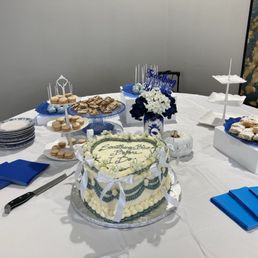 Dessert menu,