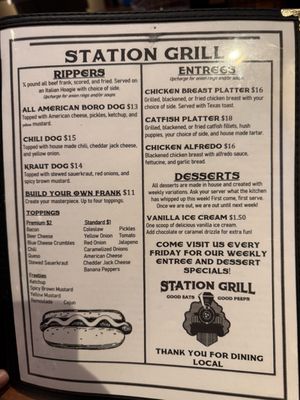 Menu photo 4 Station Grill Murfreesboro, TN