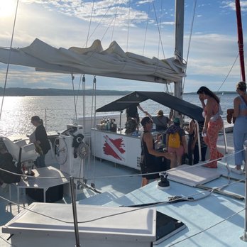 Nauti-Cat Cruises - Boarding the Nauti-Cat! - Boating Near Me - Traverse City, Michigan