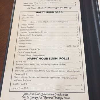Parkers' Lighthouse - Menu - Seafood Near Me - Long Beach, California