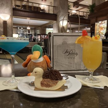 The Peabody Memphis - Dessert n drinks with the duckie treatment (add a small duck to any drink for $2) - Hotels Near Me - Memphis, Tennessee