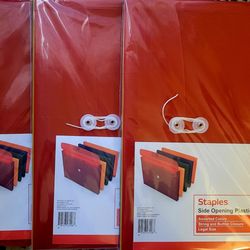 Staples - Tru Red Side Opening Plastic Envelopes Legal Size 5pk $17.49ea. (03/01/25). @Staples #Glendale #OfficeSupplies