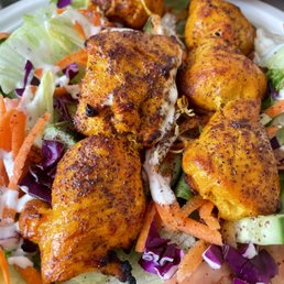 Chicken Kabob salad