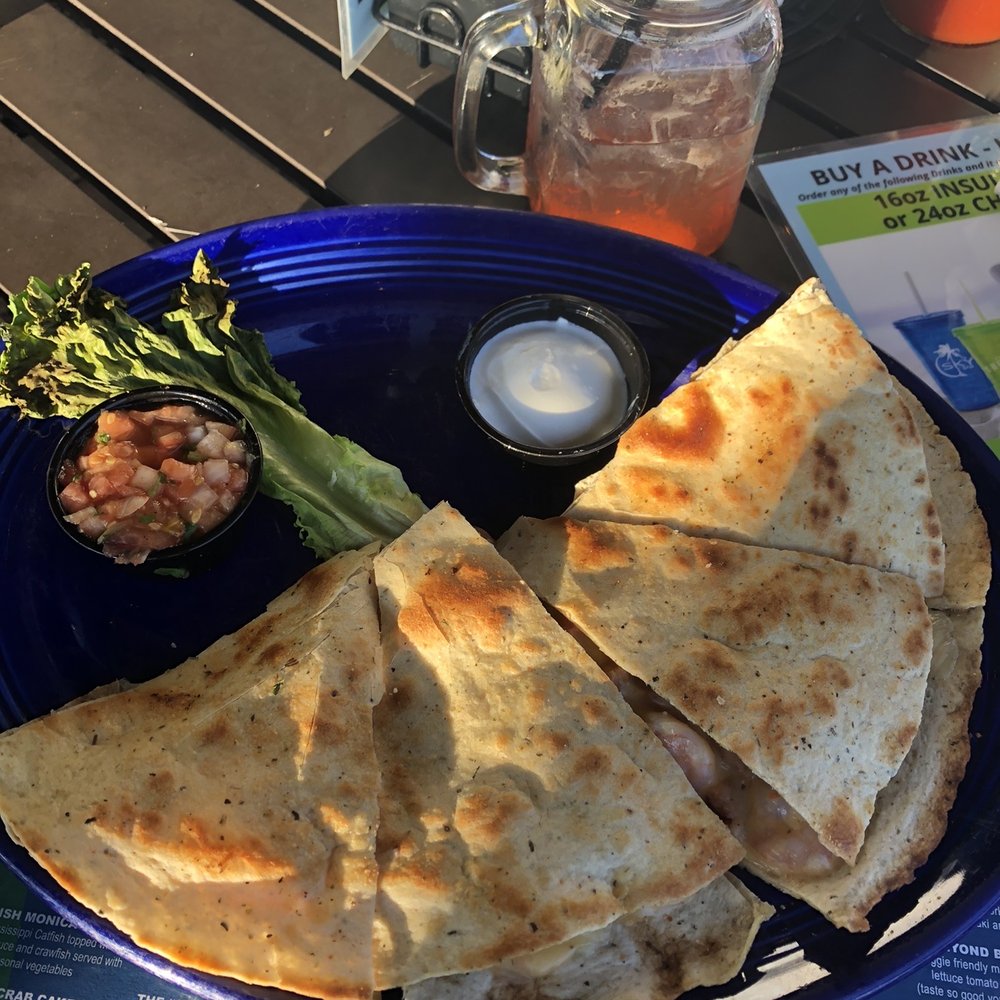 The Reef - Shrimp and Alligator Quesadilla GREATNESS!! - Seafood Near Me - Biloxi, Mississippi The Reef - Shrimp and Alligator Quesadilla GREATNESS!! - Seafood Near Me - Biloxi, Mississippi