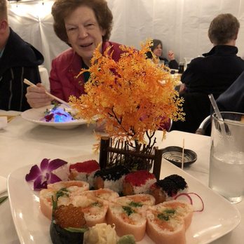 Bambou - My own mom smiling over the "Mom Rules roll"! :) - Asian Fusion Near Me - Greenwich, Connecticut Bambou - My own mom smiling over the "Mom Rules roll"! :) - Asian Fusion Near Me - Greenwich, Connecticut