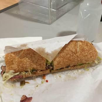 All About the Bread - Large Pastrami with mustard, pickes, onions, lettuce, tomato, and hot peppers. - Sandwiches Near Me - Los Angeles, California All About the Bread - Large Pastrami with mustard, pickes, onions, lettuce, tomato, and hot peppers. - Sandwiches Near Me - Los Angeles, California