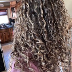 Blonde highlights