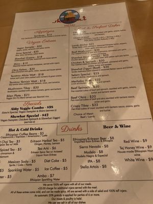Menu photo 5 Shewhat Oakland, CA