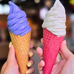 Soft Swerve - Ube and vanilla soft serve ice cream
