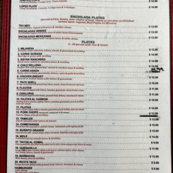 Maria's Kitchen - Menu