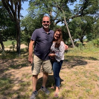 Arrowhead Creek Vineyards - My husband and I - Wine Tasting Room Near Me - Stonewall, Texas