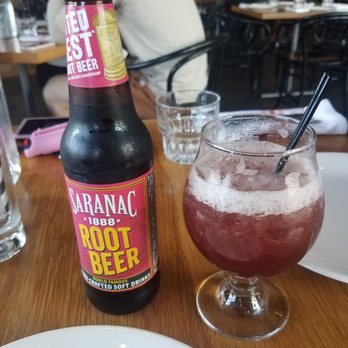 Kindred Fare - Our Custom Mucktail and Saranac Rootbeer - New American Near Me - Geneva, New York