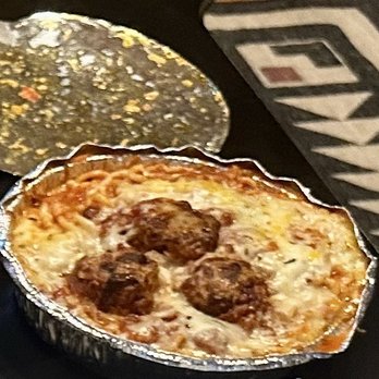 Dale Hollow Pizza - Spaghetti with 3 meatballs (sorry for the quality, fiancé devoured it before I could get a close up!) - Pizza Near Me - Celina, Tennessee