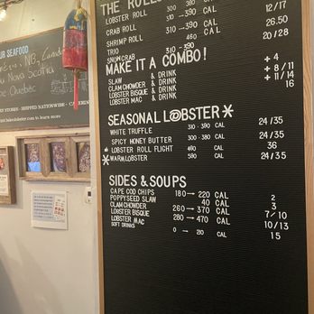 Luke's Lobster Rittenhouse - Wall menu - Seafood Near Me - Philadelphia, Pennsylvania Luke's Lobster Rittenhouse - Wall menu - Seafood Near Me - Philadelphia, Pennsylvania