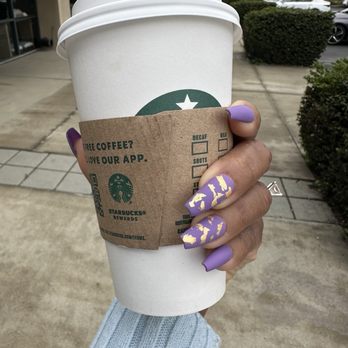 Nailspa Excel - Purple and Gold Gel X nails. - Nail Salons Near Me - La Verne, California Nailspa Excel - Purple and Gold Gel X nails. - Nail Salons Near Me - La Verne, California