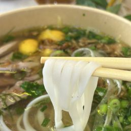 Fresh handmade phở noodles Fresh handmade phở noodles