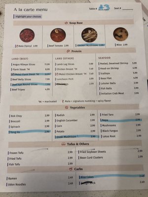 Menu photo 4 Mala Hotpot Columbus Hilliard, OH Menu photo 4 Mala Hotpot Columbus Hilliard, OH