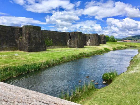 Caerphilly Castle by null