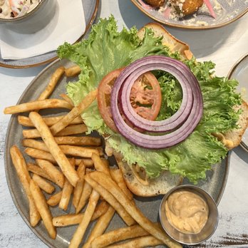 Clear Sky on Park - Grouper po boy!! - New American Near Me - Seminole, Florida Clear Sky on Park - Grouper po boy!! - New American Near Me - Seminole, Florida